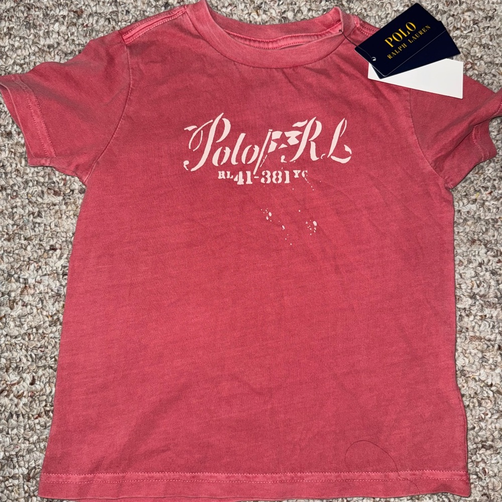 Polo Ralph Lauren Toddler Cotton Jersey Graphic Tee size 3